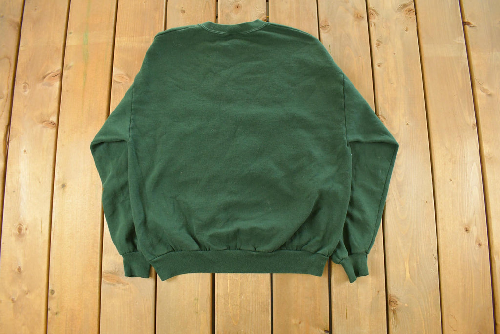 Vintage 1990s Bunny Garden Cartoon Crewneck Sweatshirt Men's Large