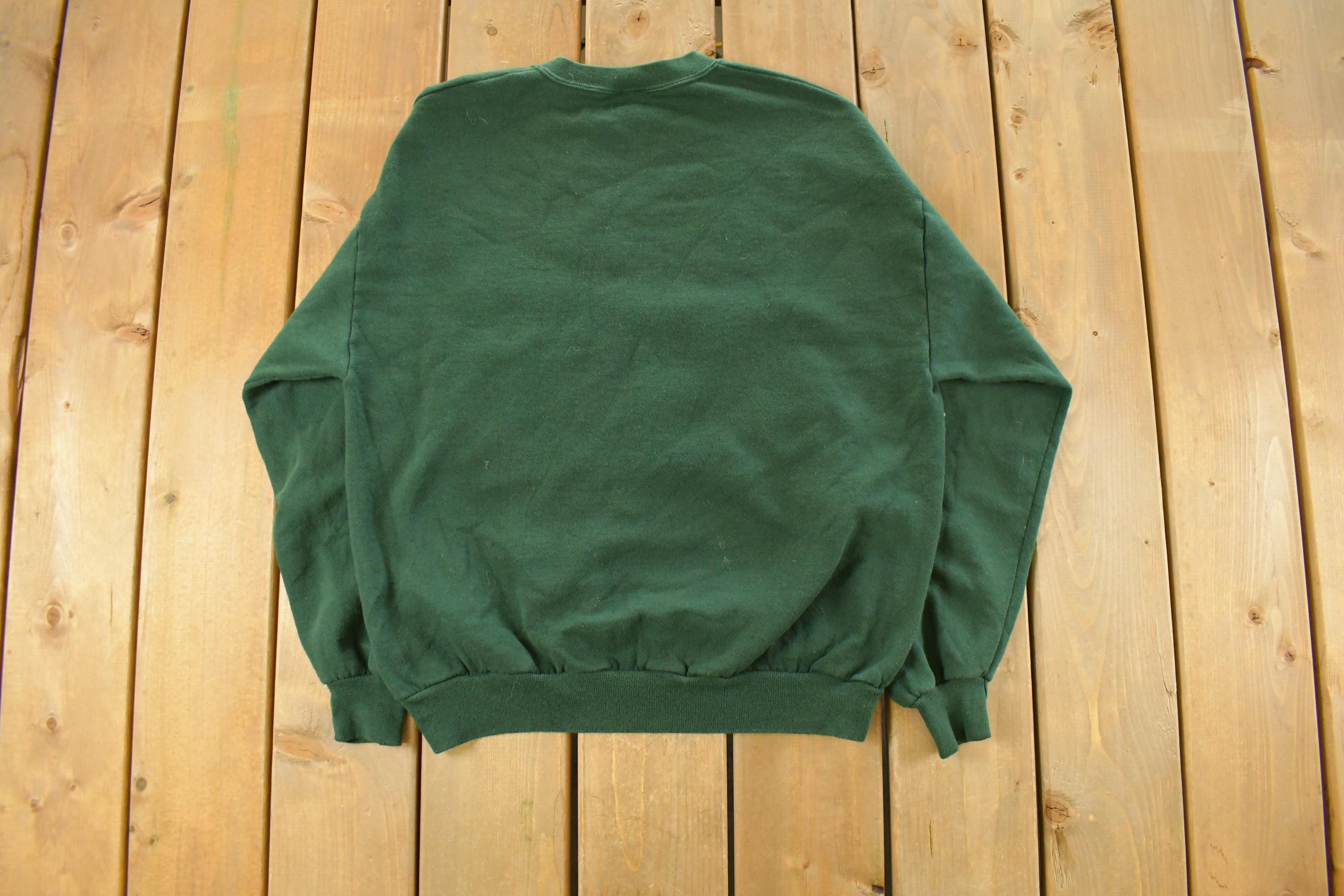 Vintage 1990s Bunny Garden Cartoon Crewneck Sweatshirt Men's Large