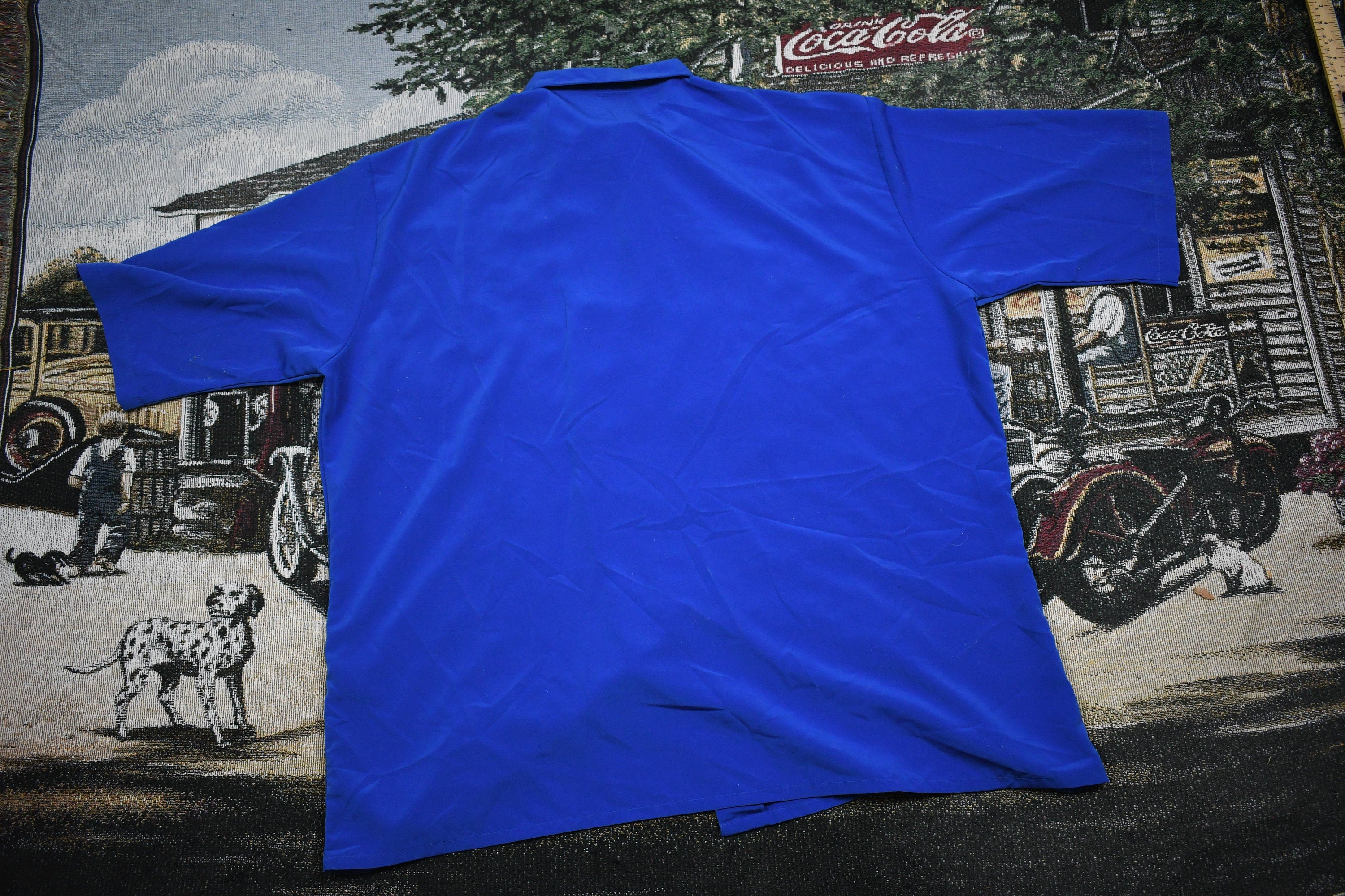 Vintage 1990s Abstract Pattern Button Up T-Shirt