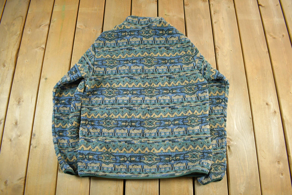 Vintage 2000s Columbia Fleece T Snap Sweater Womens Medium