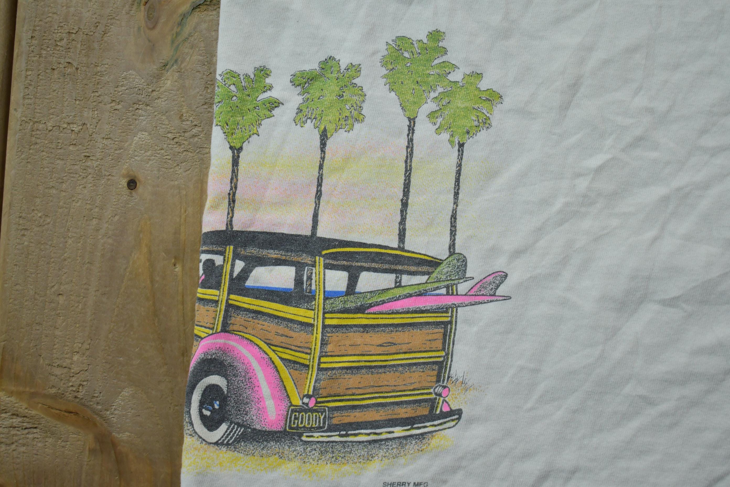 Vintage 1990s North Carolina Surfer Souvenir T-Shirt