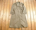 Vintage 1970s Full Length Markette Green Trench Coat
