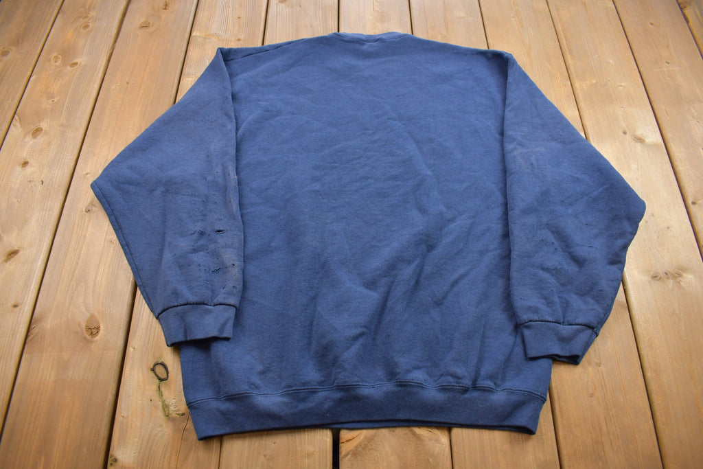 Vintage 1990s BVD Blank Distressed Crewneck Sweatshirt
