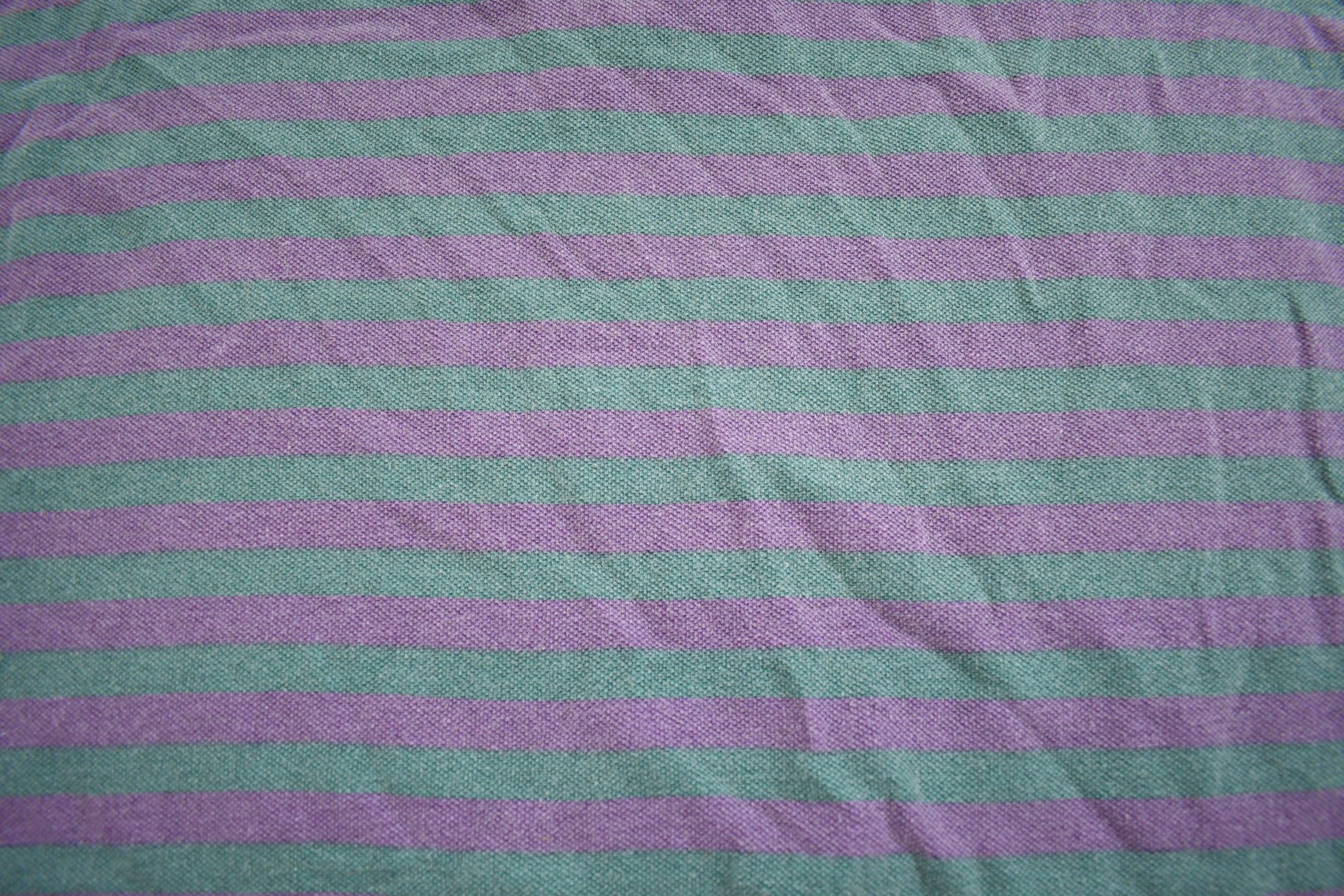 Vintage 1990s L.L Bean Casco Bay Striped Blank Short Sleeve Button Up Shirt