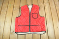 Vintage 1970s Dacron 88 Lined Quilted Hunting Vest Jacket Men's L