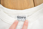Vintage 1990s Fun Stuff NY Dinosaur Theme Crewneck Short Sleeve Sweatshirt
