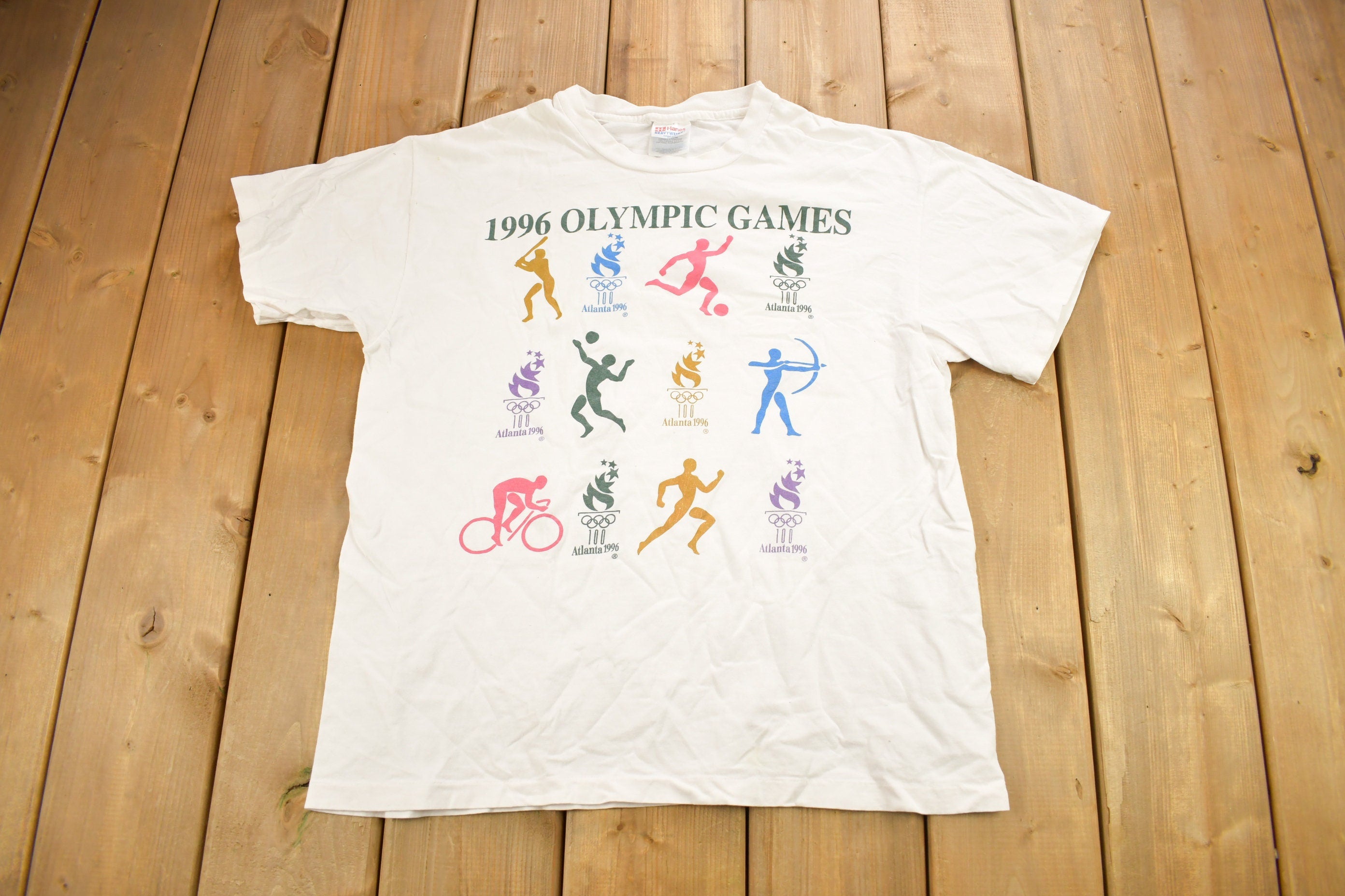 Vintage 1996 Atlanta Olympics Graphic T Shirt