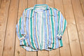 Vintage 1990s Vision Vertical Stripes Button Up Shirt