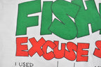 Vintage 1990s Fishing Excuse Graphic T-Shirt