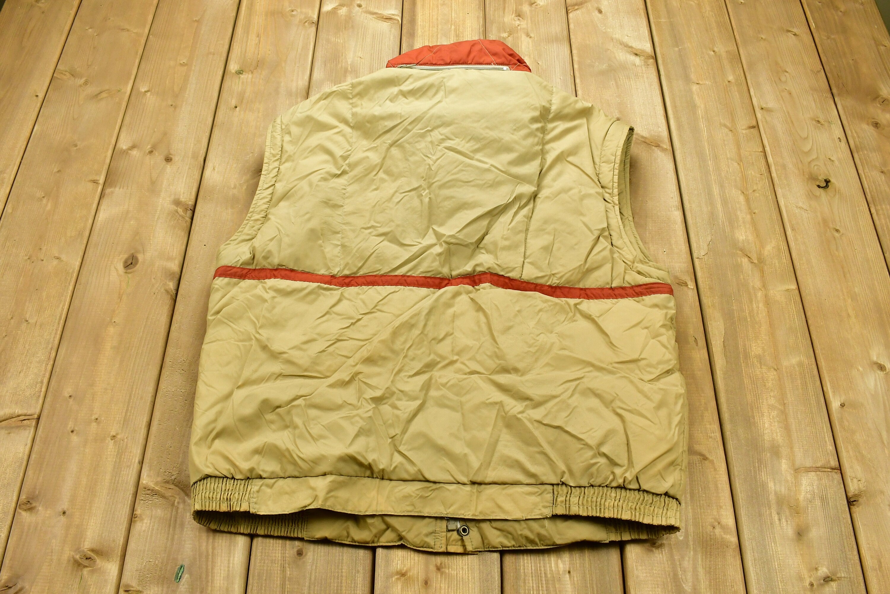 Vintage 1980s Ski Daddle Pack In Puffer Vest