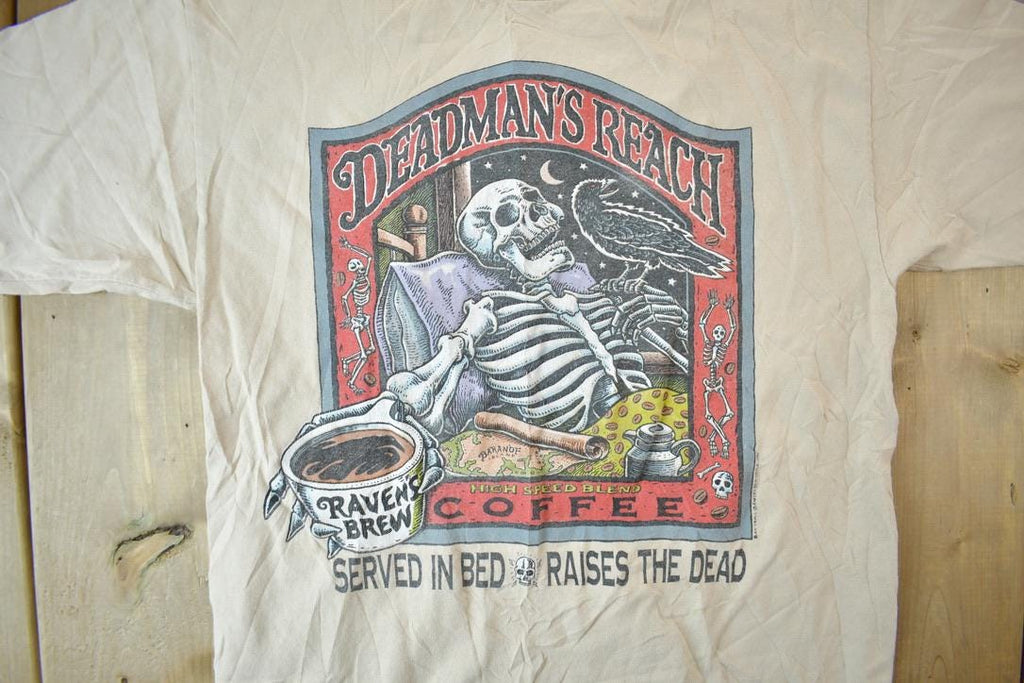Vintage 1996 Ravens Brew Coffee Graphic T Shirt