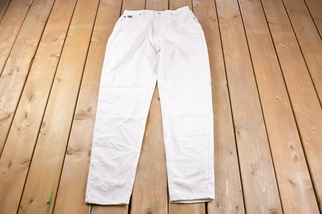 Vintage 1990s Riders White Denim Jeans Size 30 x 33