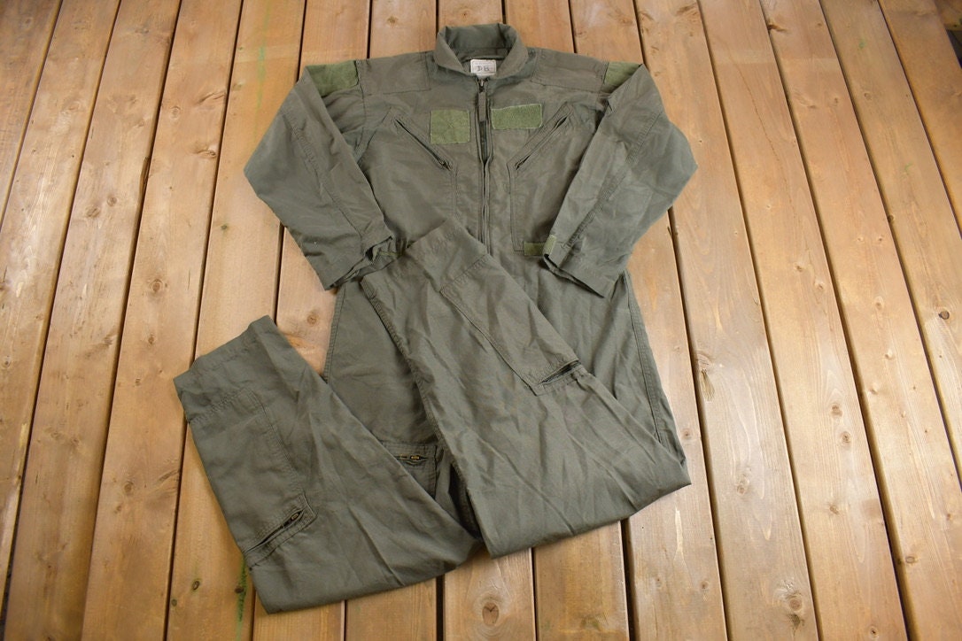 Vintage 2001 Military Flyers Coveralls Jumpsuit Size 42