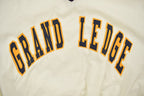 Vintage 1990s DeLong Grand Ledge Pullover Jacket  Team Logo  Athletic Sportswear  Streetwear  Athletic  Made In USA  V-Neck