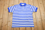 Vintage 1990s Striped Polo Shirt