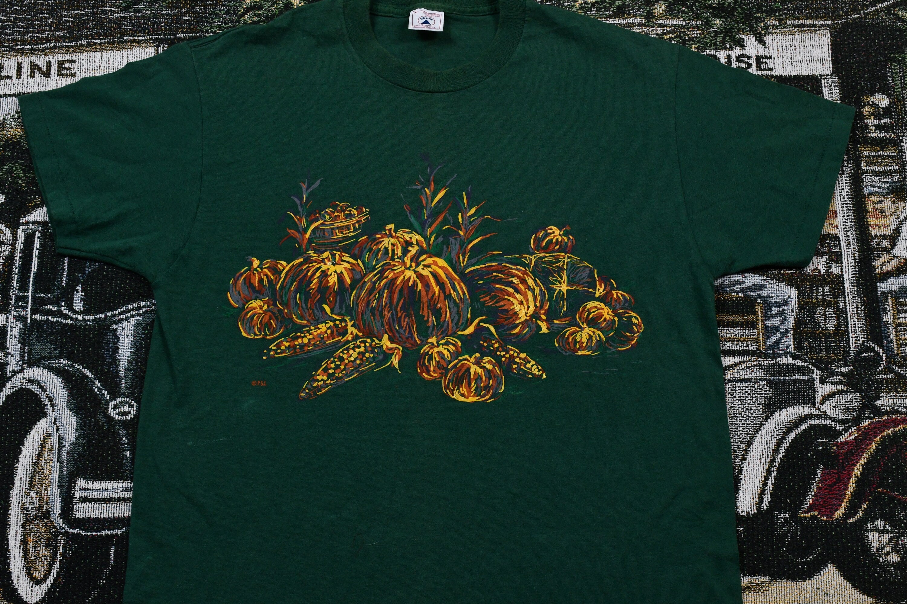 Vintage 1990s Autumn Harvest Single Stitch T-Shirt