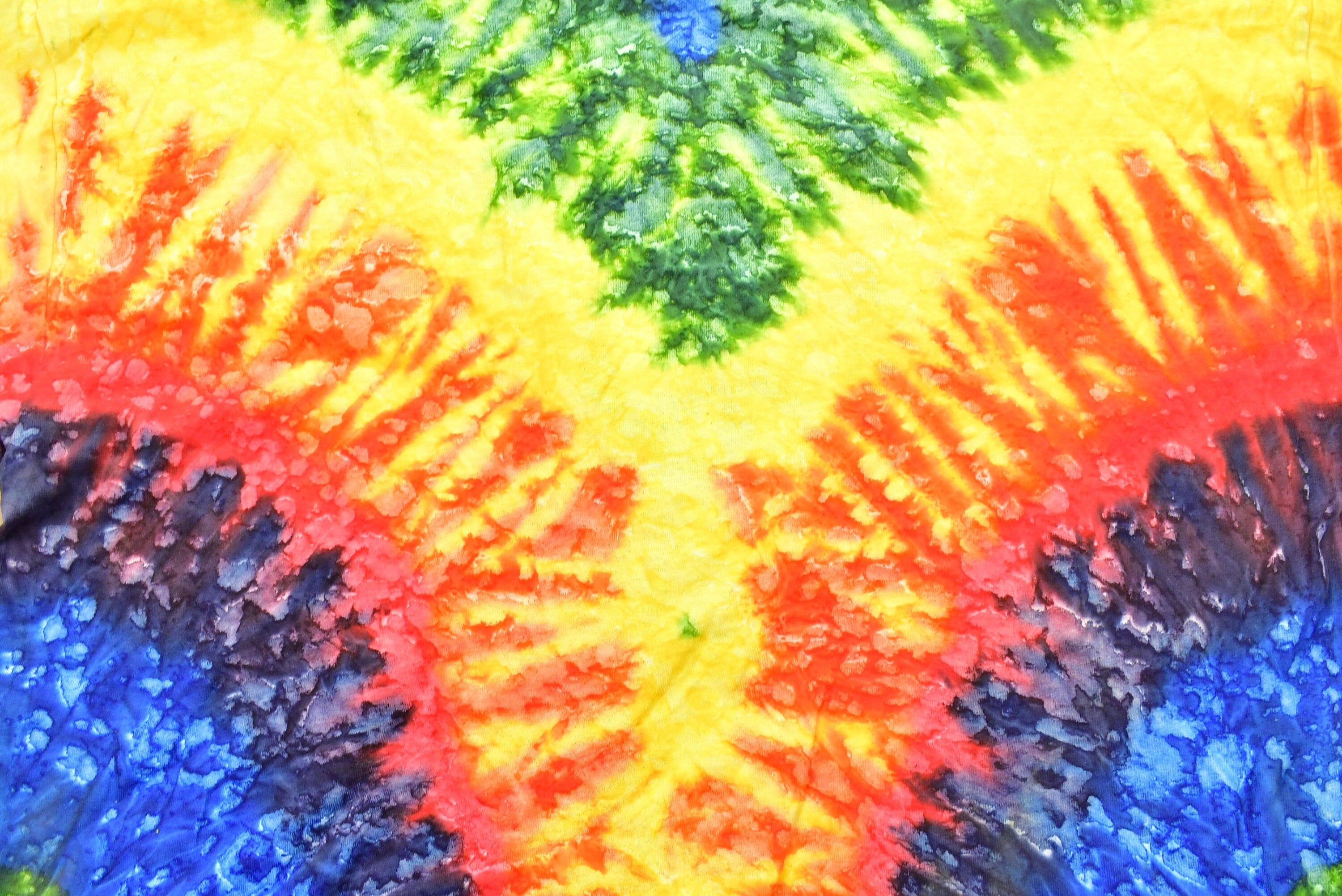 Vintage 1990s Las Vegas Peace Tie Dye T-Shirt
