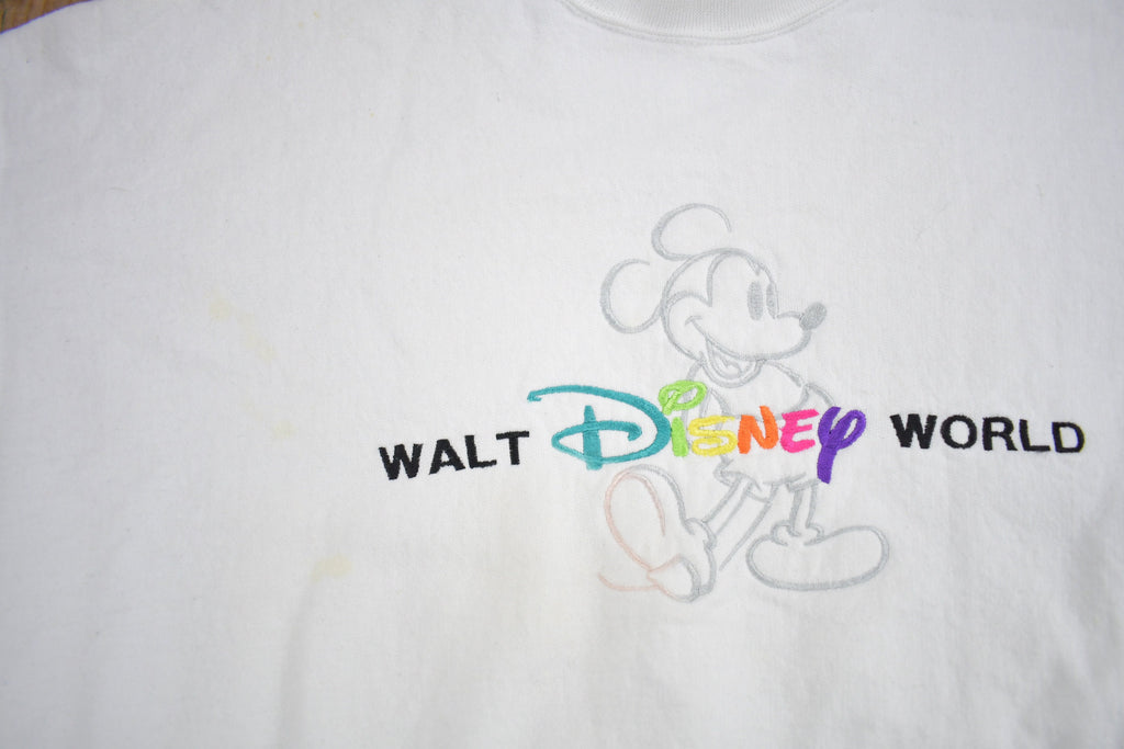 Vintage 1990s Walt Disney World Embroidered Crewneck