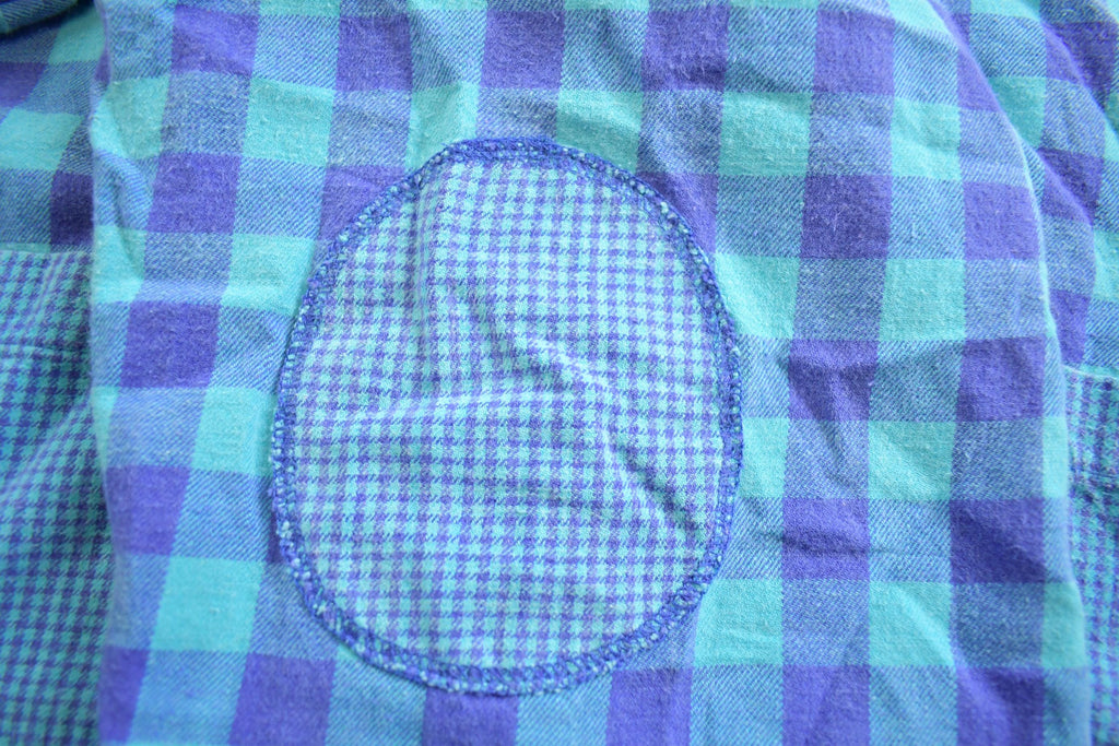 Vintage 1980s Basic Editions BE Blank Button Up Shirt