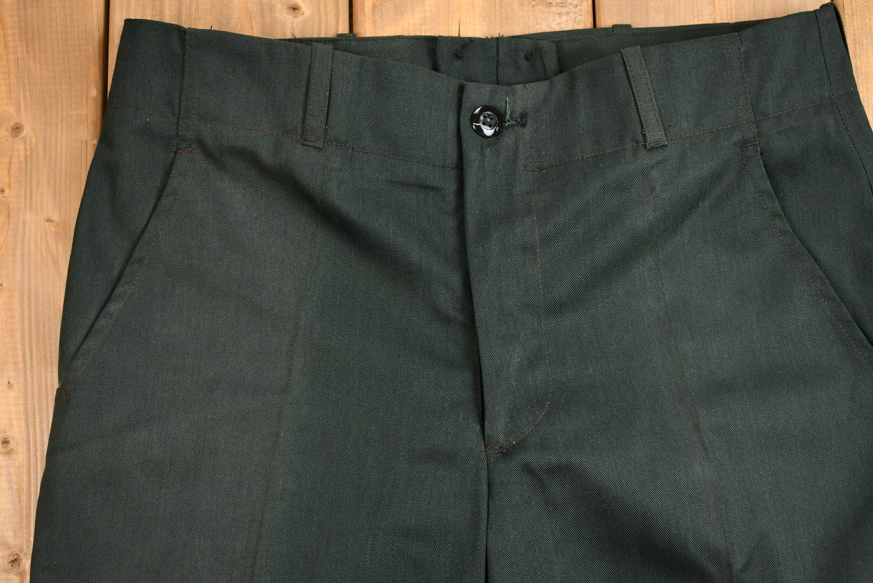 Vintage 1988 H.P. Gilbert & Fils INC. Military Cadet Trousers