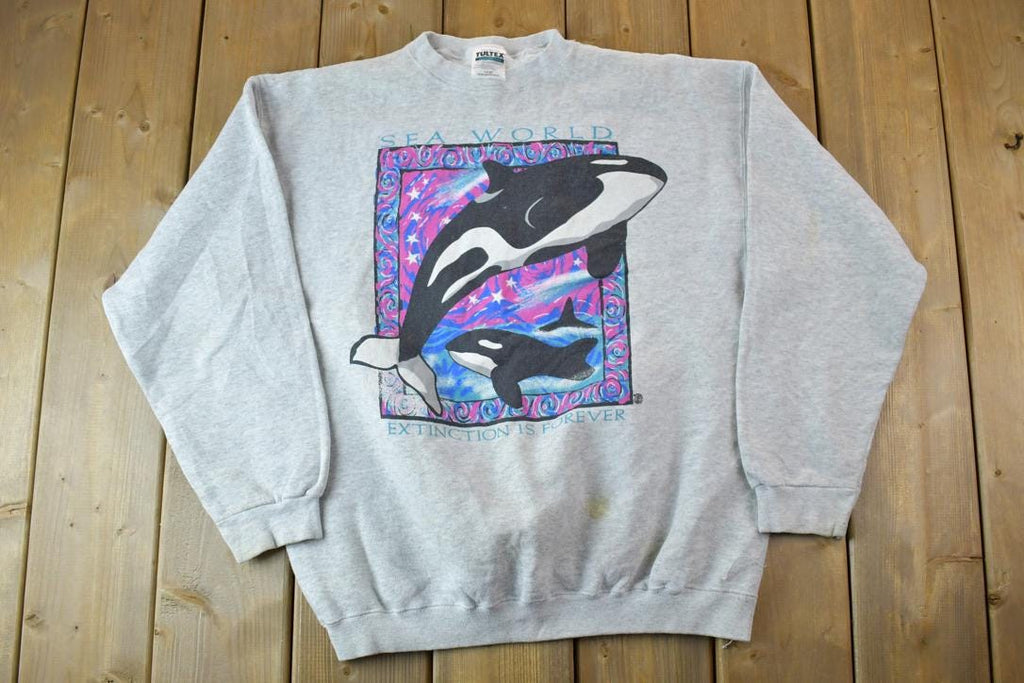 Vintage 1990s Sea World Orca Crewneck Sweatshirt