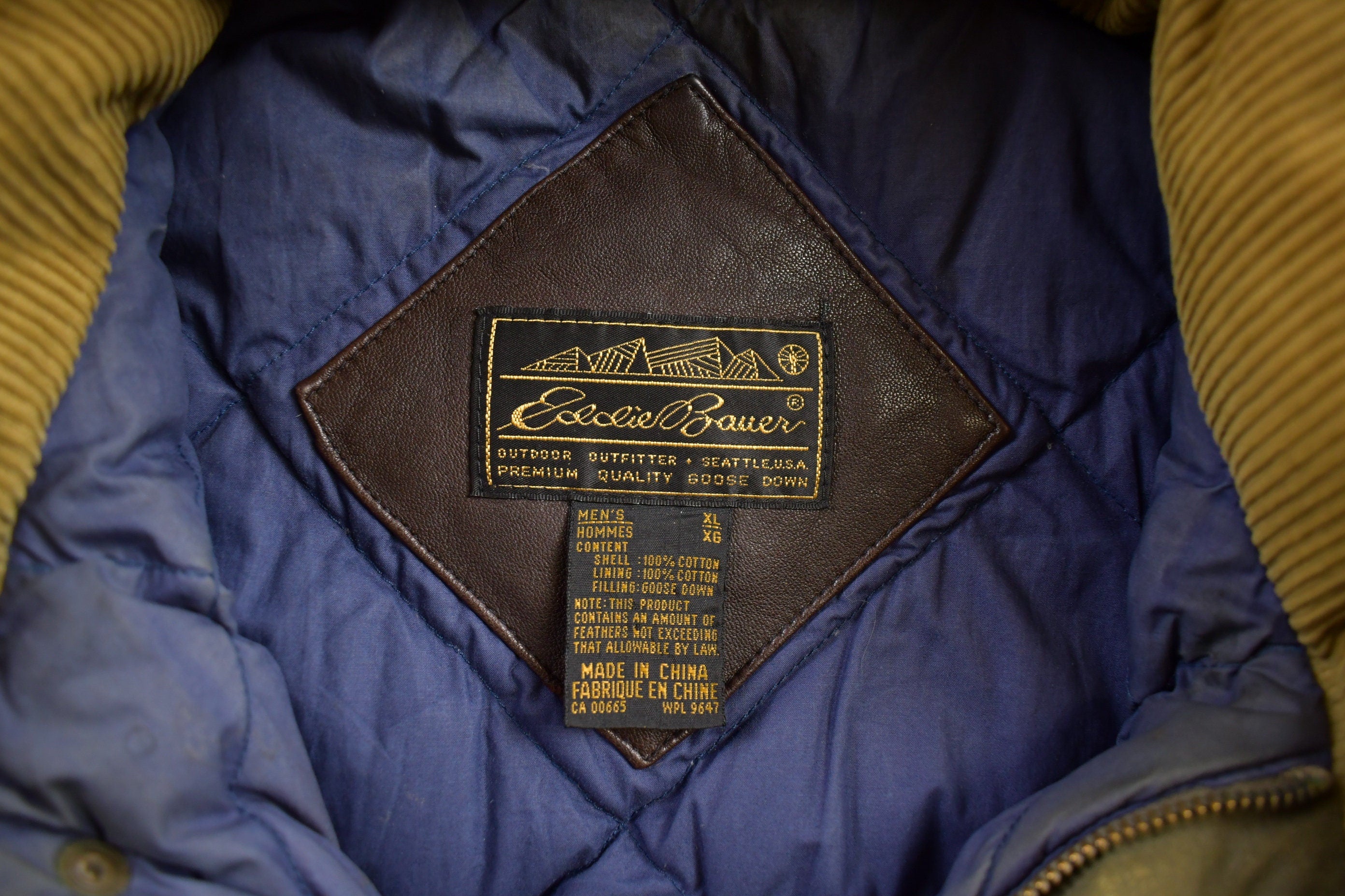 Vintage 1990s Eddie Bauer Utility Puffer Vest Size XL