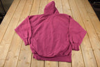 Vintage Y2K Central Embroidered Collegiate Hoodie Size Large