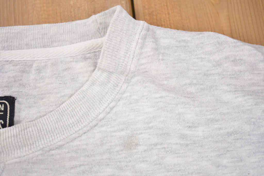 Vintage 1990s Marshfield Wisconsin Embroidered Crewneck Sweatshirt