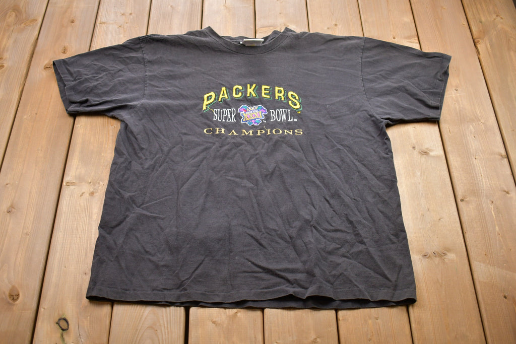 Vintage 1990s Green Bay Packers NFL Embroidered T-Shirt