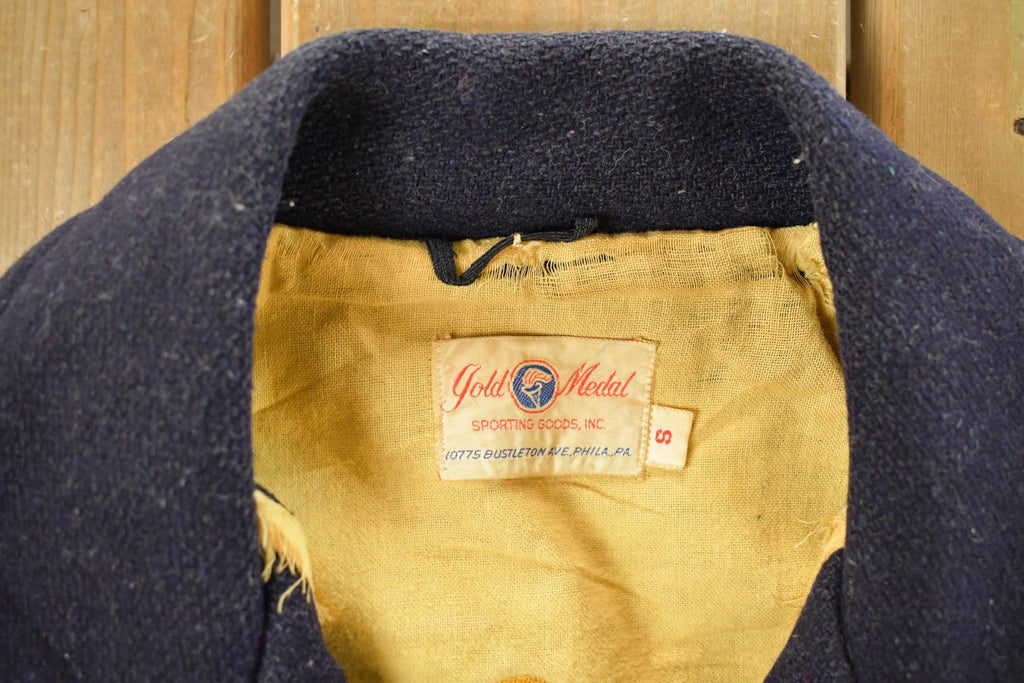 Vintage 1960s Penna School For The Deaf Wool Varsity Jacket Men's S