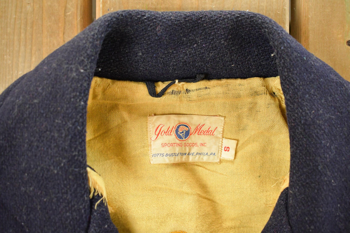 Vintage 1960s Penna School For The Deaf Wool Varsity Jacket Men's S