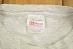 Vintage 1990s California Fashion Grey Graphic T-Shirt