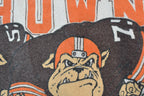 Vintage 1980s Cleveland Browns Dawgs Starting Line NFL Crewneck Sweatshirt