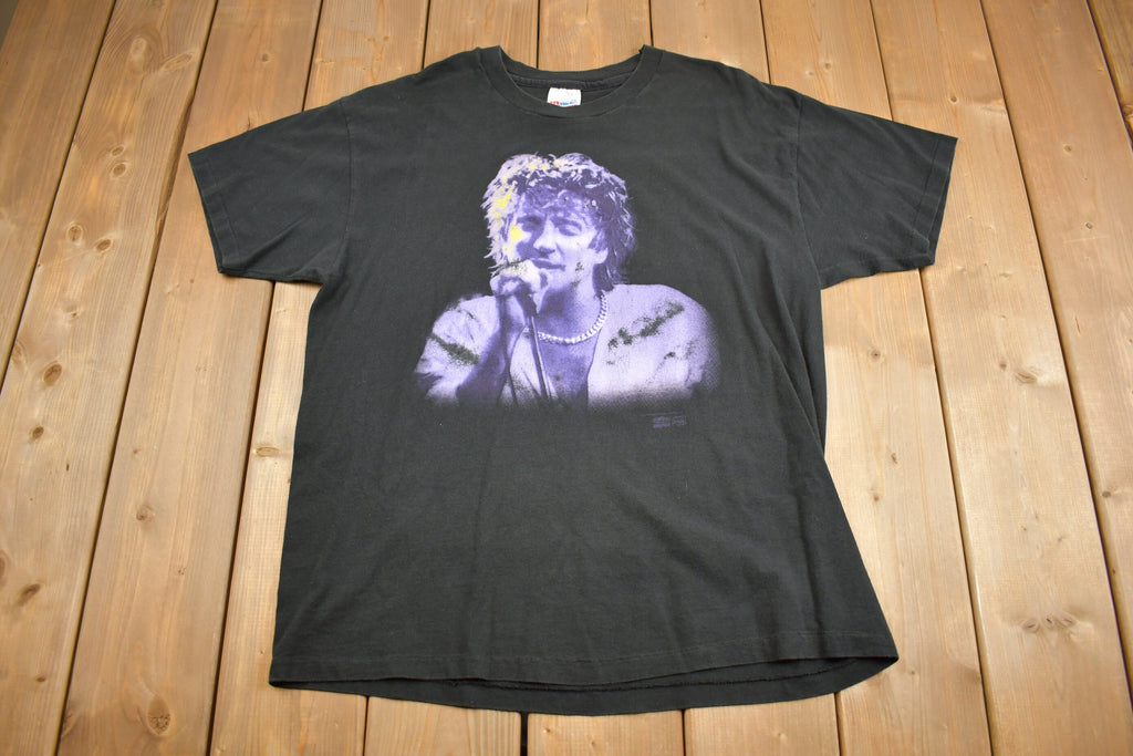 Vintage 1993 Rod Stewart Unplugged Band Tee
