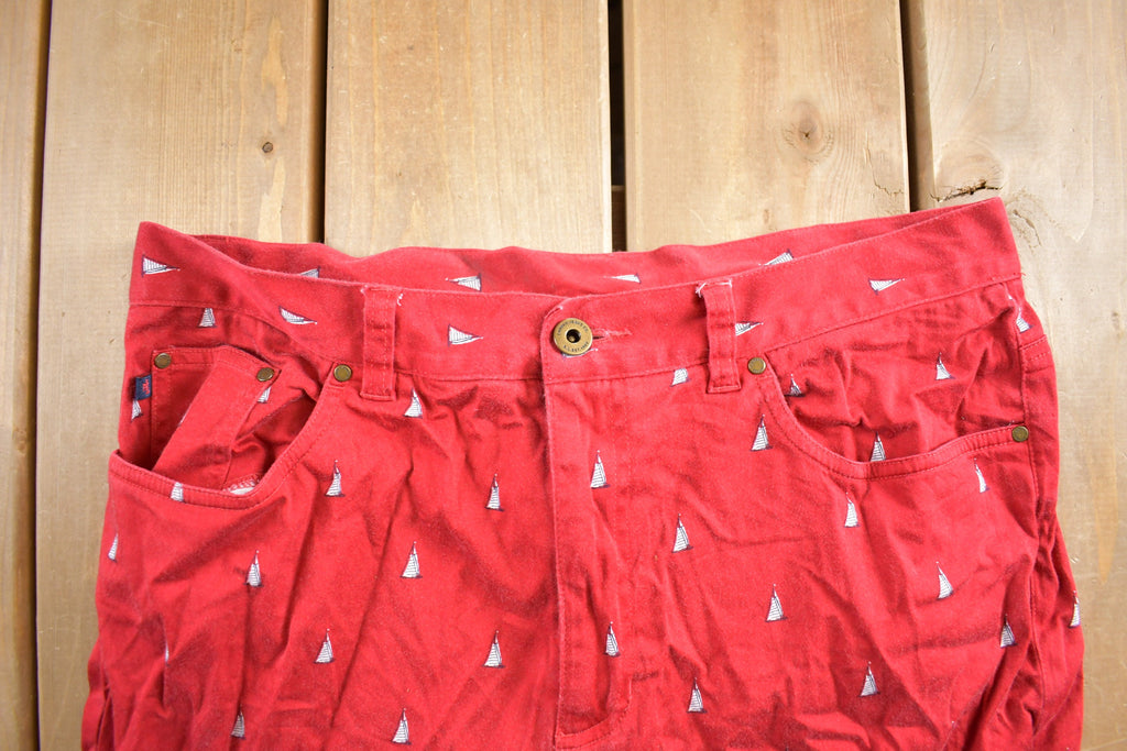 Vintage 2000s Ralph Lauren Sailboat Pants Size 34x26