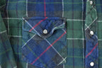 Vintage 1990s Big Mac Plaid Heavy Flannel Button Up Shirt /