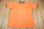 Vintage 1990s Nike Mini Swoosh Heavy Weight Ringer T-Shirt