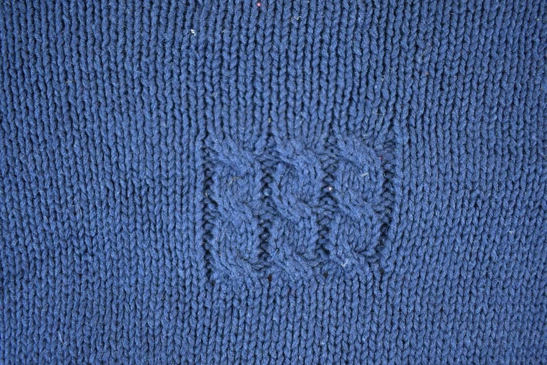 Vintage 1990s Marissa Christina Hand Knit Horse Racing Crewneck Sweater Mens S