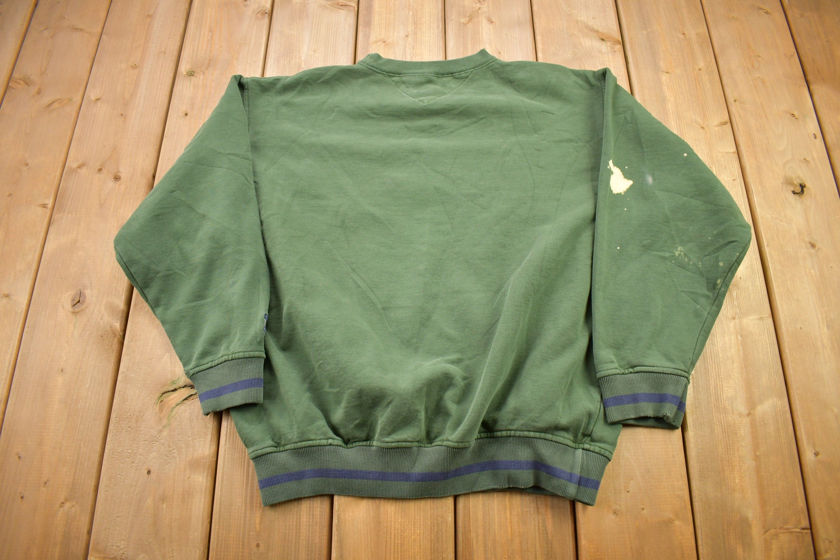 Vintage 1990s Tommy Hilfiger Embroidered Crewneck Sweatshirt