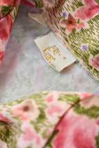 Vintage 1970s Lori Lynn All Over Print Psychedelic Style Blouse
