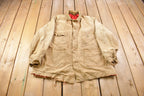 Vintage 1970s Heavily Carhartt Diamond Quilt Lined Painters Jacket