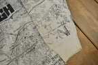 Vintage 1990s Pittsburgh All Over Print Map Graphic Souvenir Travel Crewneck Sweatshirt