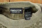 Vintage 1990s Claiborne Knit Crewneck Sweater