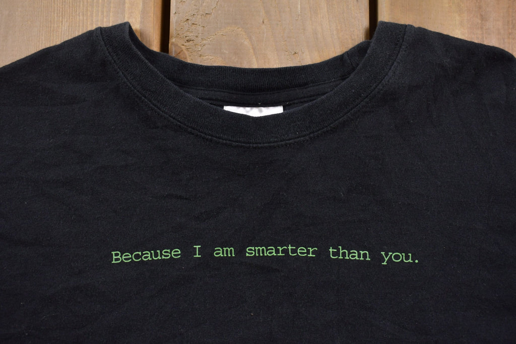Vintage 1990s Hanes Smarter Than You Graphic T-Shirt