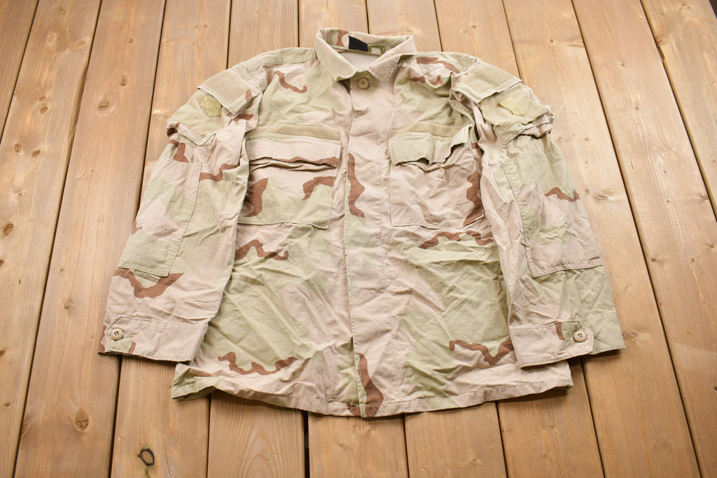 Vintage Military Button Up Shirt