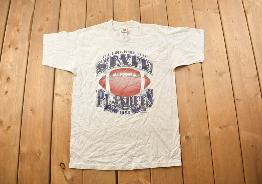 Vintage 1990s Michigan State Football Playoffs T-Shirt
