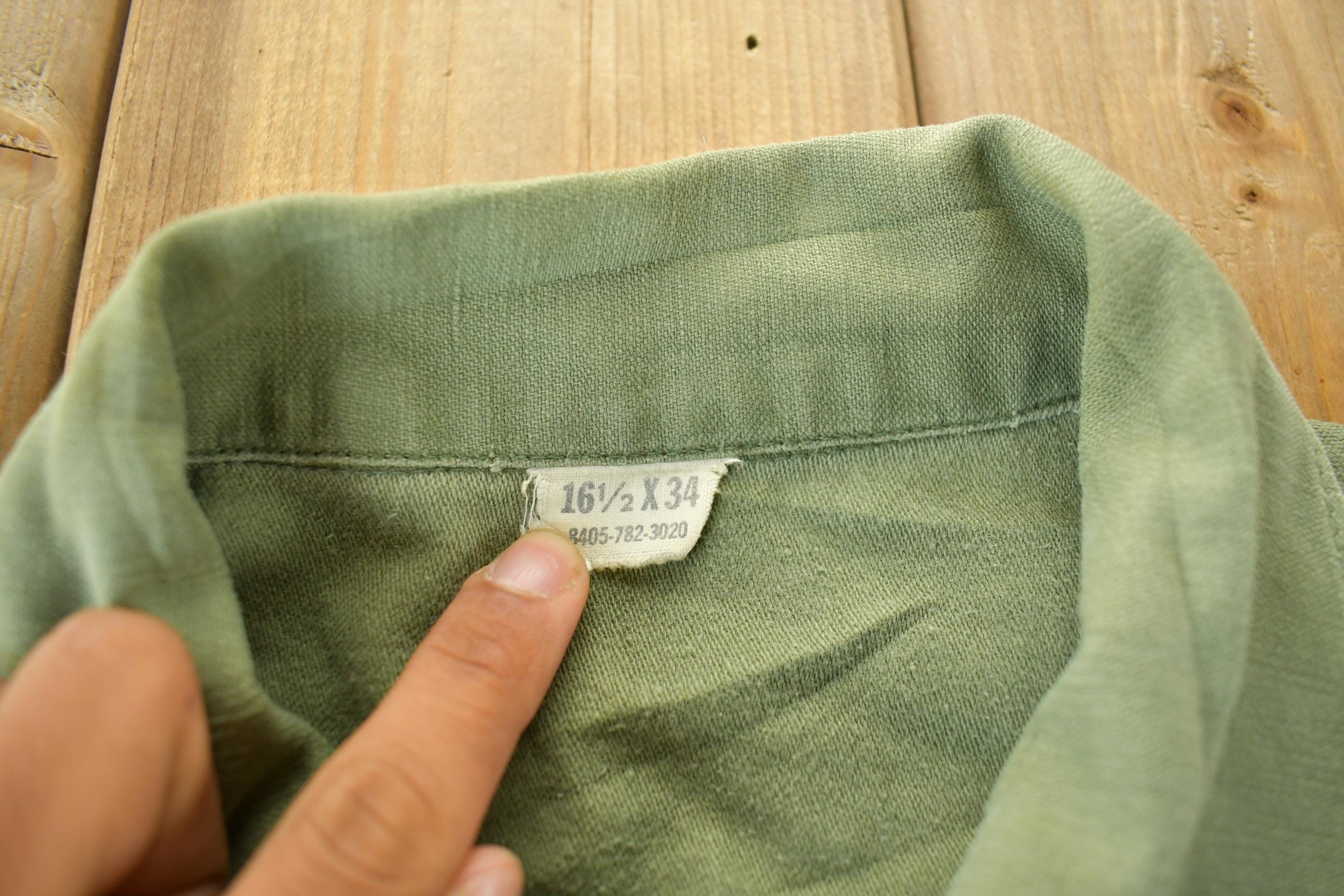 Vintage Navy Seabees Military Button Up Shirt