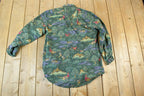 Vintage 1990s Tango AOP Jungle Button Up Shirt