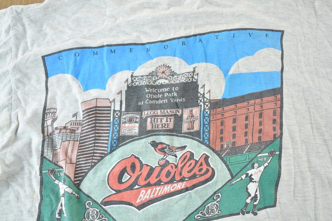 Vintage 1980s Baltimore Orioles MLB Graphic T-Shirt