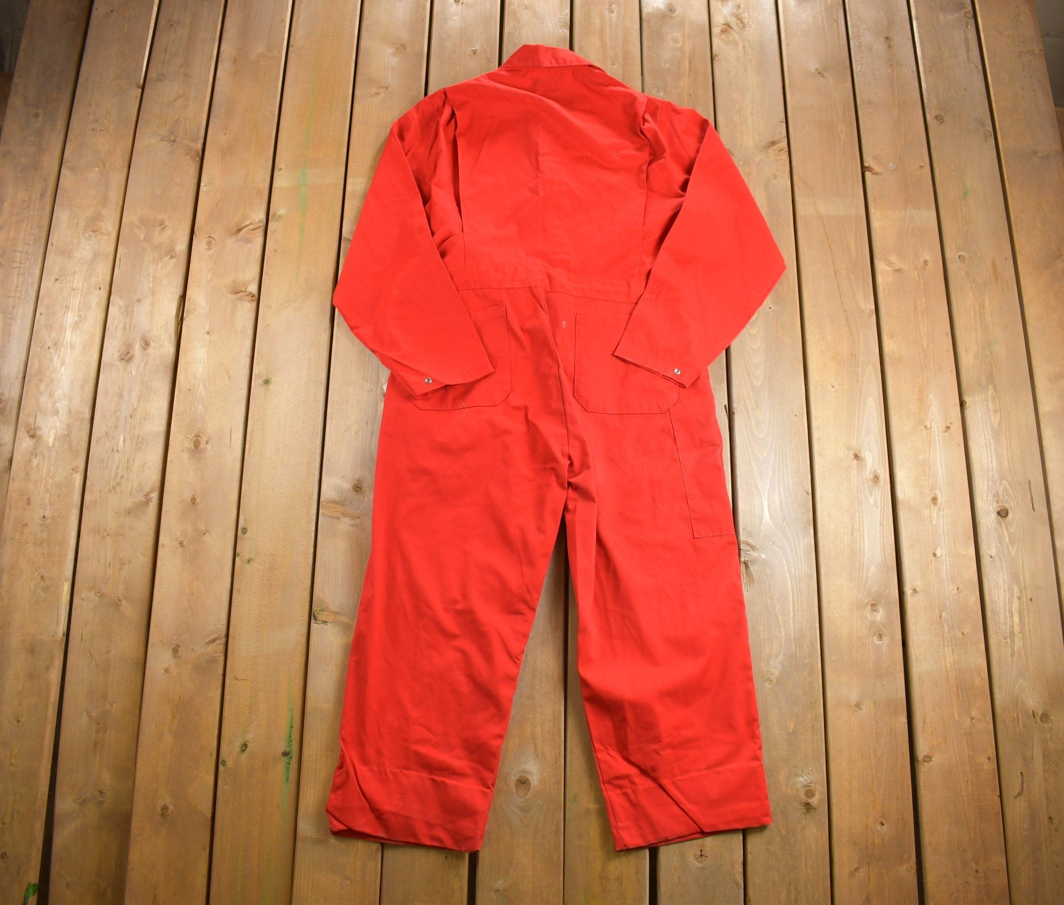 Vintage 1980s Canadian Red Coveralls